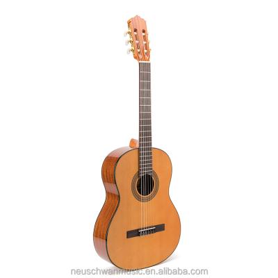 China Wholesale CEDAR SOLID TOP Laminated Fir or Cedar Top Classical High Gloss Acoustic Nylon String Guitar for sale