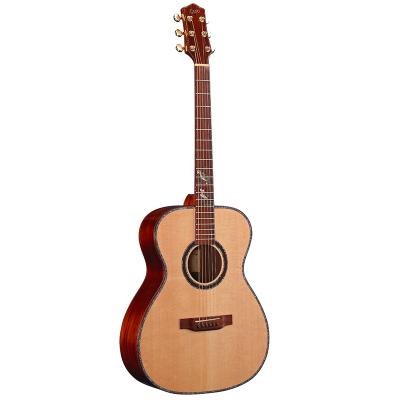 China Stika D.C.A. Solid Top China Made High Quality All Solid Guitar OM Shape Acoustic Rosewood Folk Acoustic Guitar 41 inch for sale