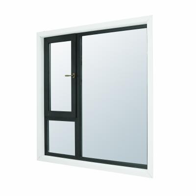 China Custom Modern Aluminum Windows and Doors Fixed Factory Profile Casement and Insulation Good Sealing Effect for sale