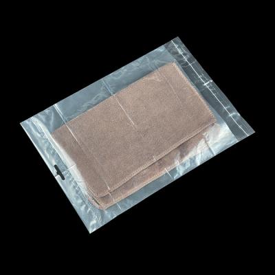 China 100% Customized Moisture Proof Recycled Cleaning Cloth Clear Logo Polybag Recyclable Package for sale