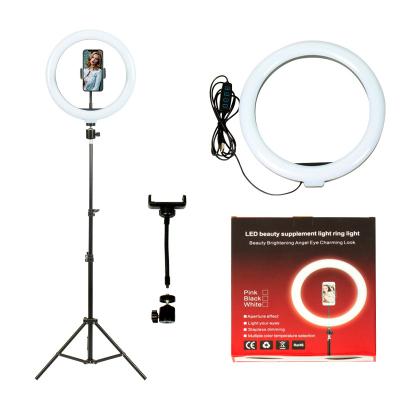 China PORTABLE Amazon self tiktok choice ring light 10 inch ring light with tripod stand for sale