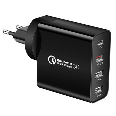 China Au Plug Universal QC 48W 3.0 Quick Charger USB For Samsung iPhone Huawei Tablet Wall Charger US EU UK AU Plug Adapter PD Fast Charger for sale