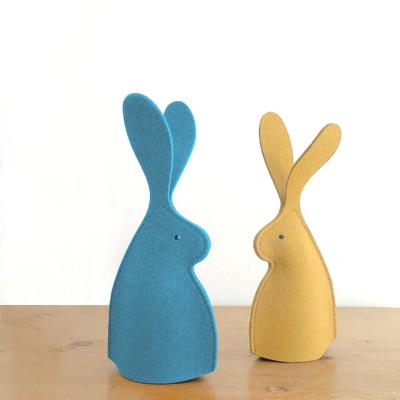 China Big Size Rabbit Felt Egg Warmer Felt Easter Egg Decoration for sale