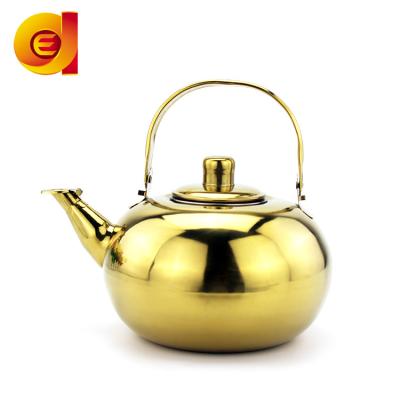 China Viable High Quality Wedding Rose Gold Stainless Steel Kettle Induction Cooker Tea Kettle for sale