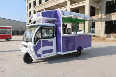 China Certified Lightweight Wasp 3-wheeled Food Truck for Silver Market ISO and Silver Combined for sale