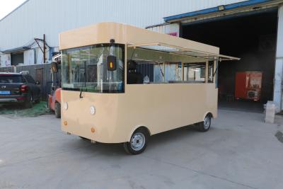 China Eye-catching Design Round Corner Cartoon Shape Food Cart for Easy Transportation for sale