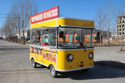 China Adecuado para el exterior Rolling Corner Café Diseño llamativo para el carrito de cocina circular y bocadillos de la calle Esfera en venta