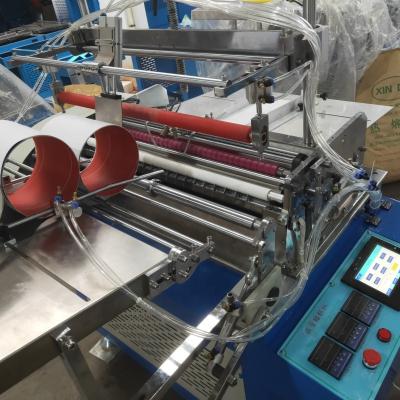 China Max Diameter 200mm Food Hot Melt Glue Labeling Machine For Soft Paper Tube for sale