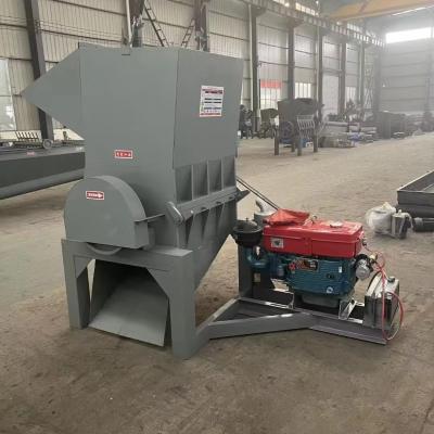 China 22kW Power Direct PP PE Plastic Crusher Machine for Rubbish Nylon Strips Woven Bag for sale