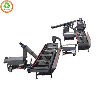 China 2-5 Mensenkracht nodig voor PE PP HDPE LDPE Afvalfilmzakken Plastic Wassen Recycling Line Te koop