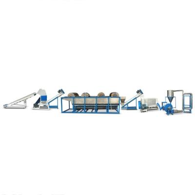 China Classic PET Plastic Flakes Recycling Plant Capacity kg/h Approx.800-2000 Manpower 2-5 for sale