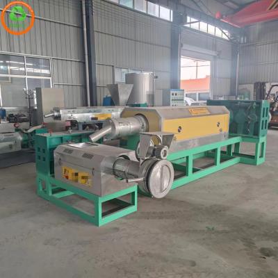 China Productie van schone plastic pellets gemakkelijker gemaakt met 55-200KW Power Plastic Pelletizing Line Te koop