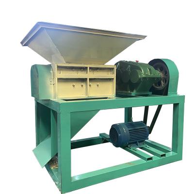 China Recycle Metal Scraps Tires Waste Plastic with High Capacity Double Shaft Shredder 4000kg/h for sale