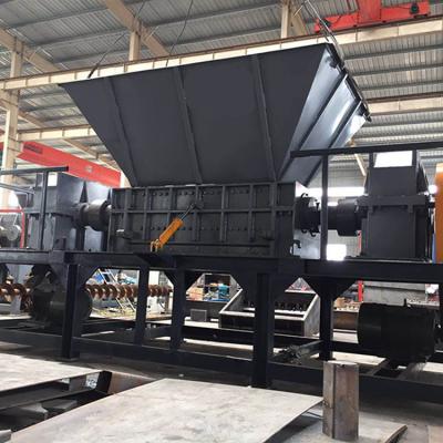 China Multifunctional Construction Works PP Recycling Customized Double Shaft Metal Shredder for sale