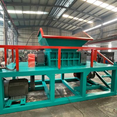 China Twin Shaft Hub Shredder für die Wiederverwertung von Kunststoffbeuteln und Kleidung zu verkaufen