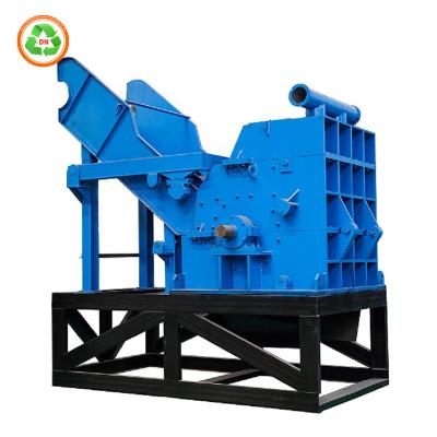 China Koolstofstaal Recycling Metalen schroot Laag lawaai Aluminium blik Briquettes Twin-Shaft Crusher Te koop