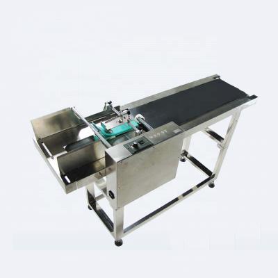 China Food Table Card Counting Printing Paging Labeling Machine Feeding System for sale