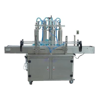 China Fully Automatic Food 12 Heads Conveyor Belt Beverage Beer Wine Bottle Filling Machine for sale