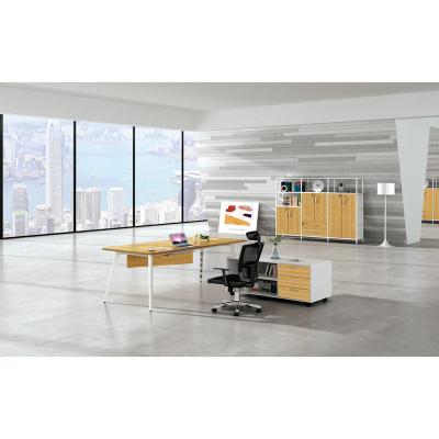 China Convertible High Quality Modern Wood L Shaped Boss Office Furniture Corner Ceo Manager Executive Computer Working Table Corner Desk for sale