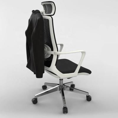 China Adjustable Modern Ergonomic Executive Computer Computer Conference High Back Swivel Mesh Arm Wheelchair Office Furniture Blow Back Coat Chairs for sale