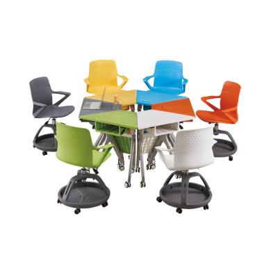 China Modern Good Quality Promotional Custom Classroom Kids School Desks Chairs School Furniture Cheap Desks for sale