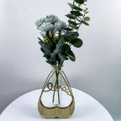 China Large floor standing vases classic gold pieces flower style modern floral antique black color pcs metal decoration material origin for sale