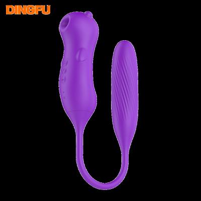 China Pulse Vibration Mini Bear Toy Clitoral Suck Suck+Vibrator Thrusting Vibrator with Vibrating Jumping Eggs Gspot Clitoris Stimulator Sex Toys for Women for sale