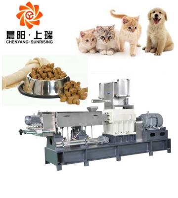 China Dry DOG CAT FISH BIRD Pet Food Production Line Dog Food Making Machine Cat Food Processing Line for sale