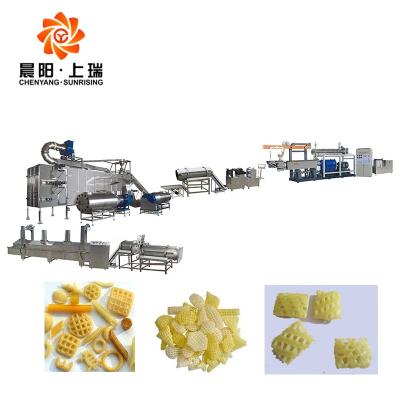 China food & Beverage factory automatic 3d pellet snack frying machine 3d pellet snack machine maker for sale