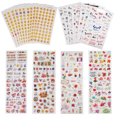 China Custom Decorative Sticker Personalized Kiss Cut Fashion Decoration Planner Sticker Sheet for sale