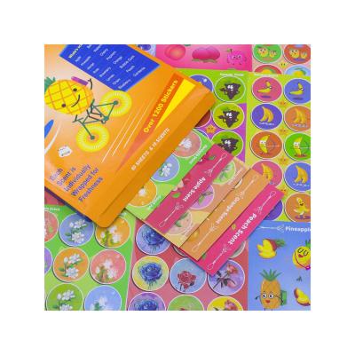 China Lovely Top Selling Cartoon Eco-Friendly Smiley Self-Adhesive Label Perfume Sticker for sale