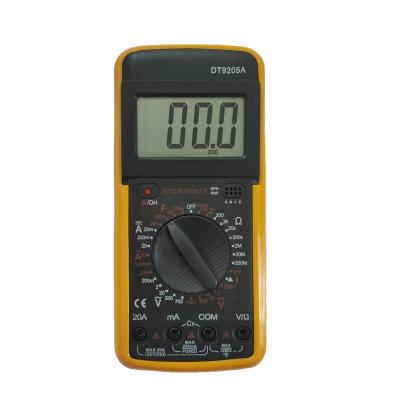 China Engineer repair tools fully protected anti-burn dt9205a DT9205A Handbuch Manual Digital Multimeter for sale