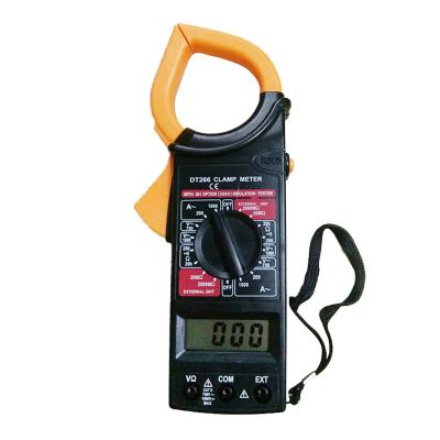 China Cheap Price DT266 A016 China Factory Economy Digital Clamp Meter Multimeter Current Voltage Meter Directly for sale