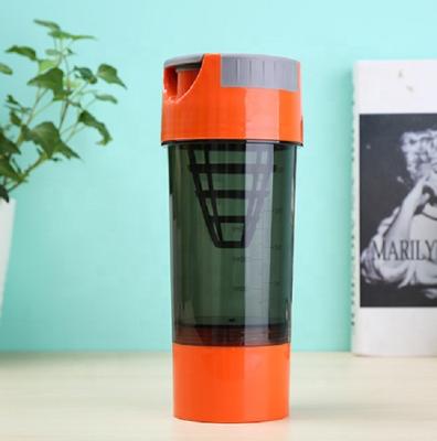 China Sustainable plastic material and eco-friendly feature shaker bottle for sale