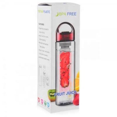 China Viable BPA Free Fruit Infuser Water Bottle With Fruit Infuser for sale