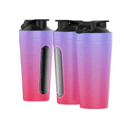 China New Design Free Sample 700ML Stainless Steel Viable Protein Shaker Bottle for sale