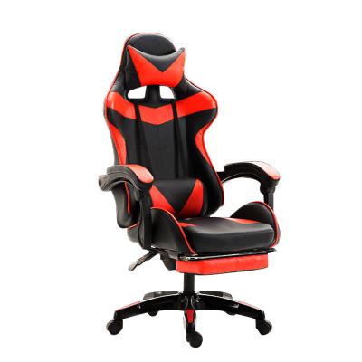 China Adjustable (Height) Racing Modern Ergonomic Office RGB Computer Chair Gaming Chair Optional Footstool for sale