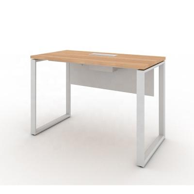 China Eco-friendly Simple Design Office Study Desk Workstation With Steel Frame for sale