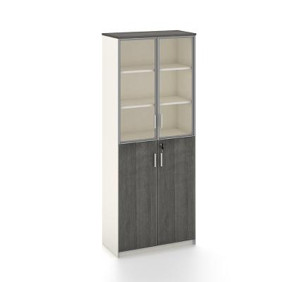 China Expandable Two-Glass Pulling Door Storage File Cabinet for sale