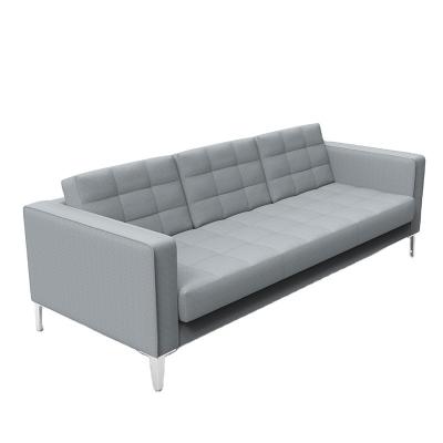 China Contemporary Gray Modern Fabric Furniture Commercial Office Sofa for sale