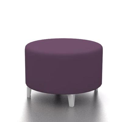 China Small Round Soft Modern Velvet Wood Stool For Office for sale