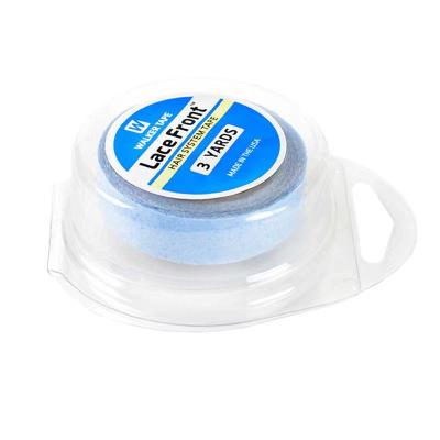 China Front Bonding Hair Tape for Hair Extensions, No Shine Sticking Double Sided Blue Hair Tape 1.27cm 3 yards 1.27cm 3 yards for sale