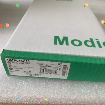 中国 SCHNEIDER 140CPU43412A CPU モジュール 2 MODBUS RS232 内部 RAM 896KB 新品 販売のため