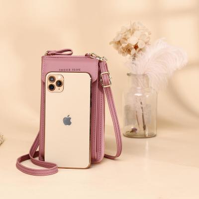 China Waterproof 2021 fashion ladies mobile phone bags ladies messenger bags European and American factory direct sales of hot mock-ups for sale