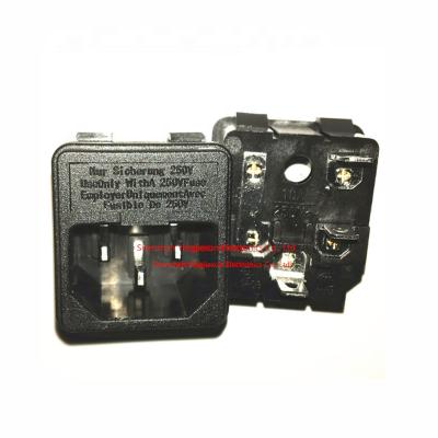 China Zhongxun Automotive AC Power Socket AS-08 with fuse holder 2-in-1 all-copper card-type socket, word socket for sale