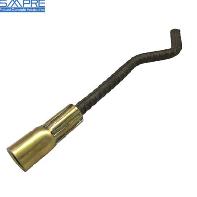 China Hot Sale Industrial Spherical Head Accessories Precast Concrete Short Wavy Tail Rod Threaded Anchor for sale