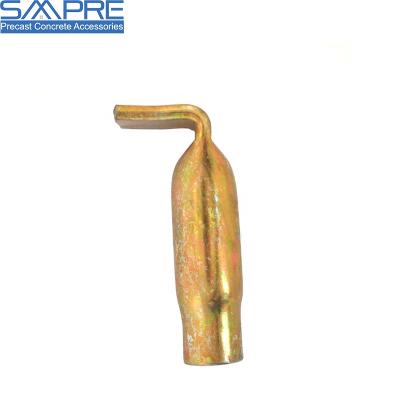 China Modern Galvanized Lifting Insert of Precast Concrete Fixing Socket with Bent Tail Connecting Construction for sale