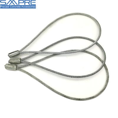 China Factory Directly Supply Industrial Steel Wire Rope Loops (SRL) 80mm, 100mm for Construction Lifting Parts for sale