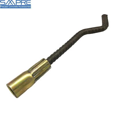 China Long Wavy Tail Industrial Threaded Lifting Anchor With Plug Threaded Rebar With Plug for sale