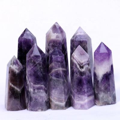 China China Wholesale Natural Tower Crystal Dots Amethyst Dream Dots for sale